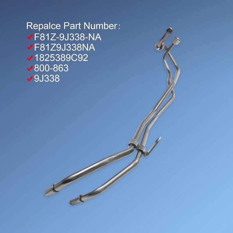 RALBDX Diesel Fuel Supply & Return Line Assembly Compatible With 1998 1999 2000 2001 2002 2003 Ford Powerstroke V8 7.3L Replaces F81Z-9J338-NA (3381-OE) - Image 4